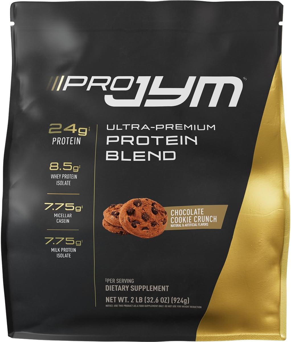 JYM Supplement Science Pro JYM Chocolate Cookie Crunch Protein Powder - Whey Protein Isolates, Casein, & Milk Protein, Lean Muscle Building for Men & Women, 22 Servings