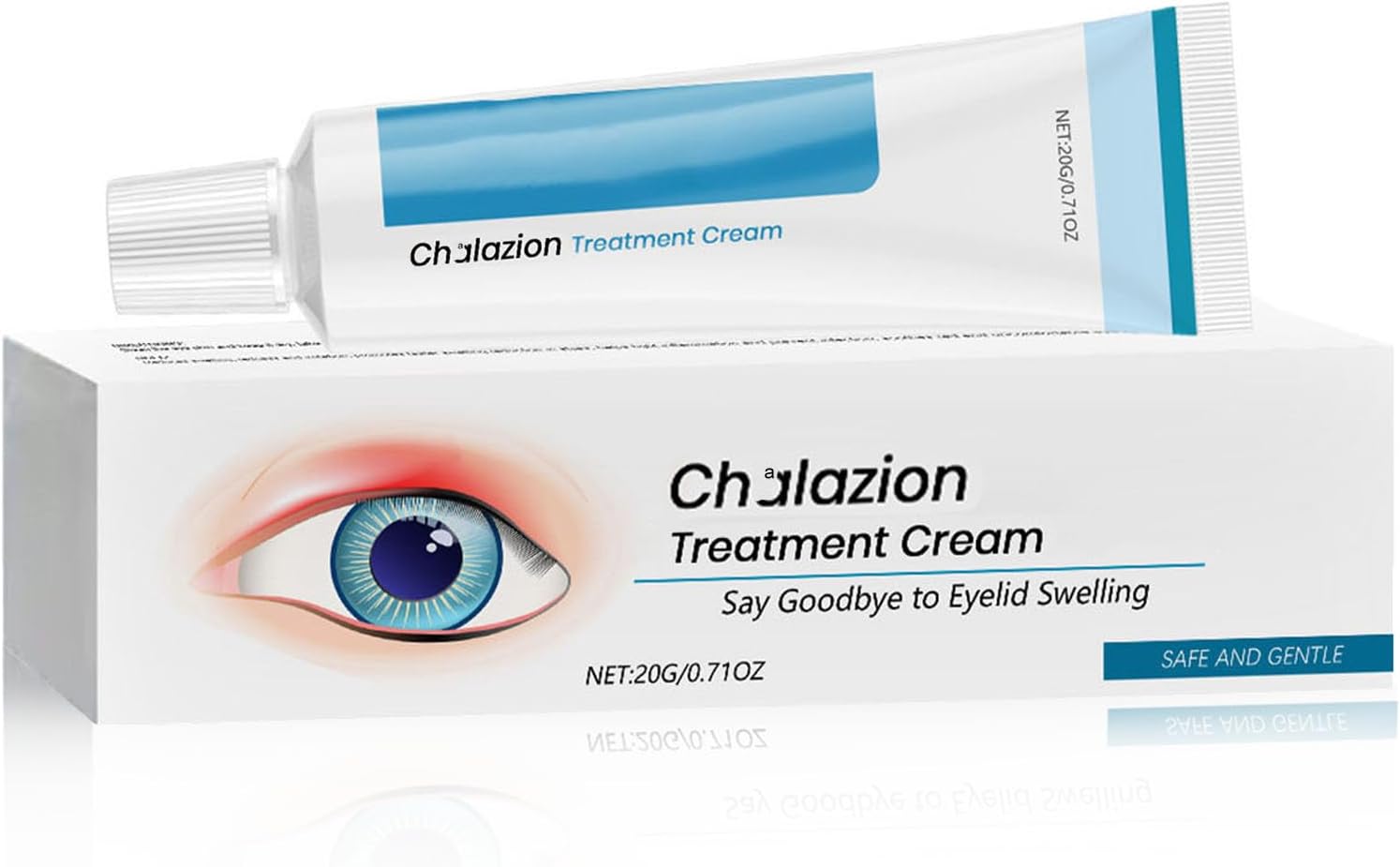 Chalazion & Blepharitis Treatment Eye Cream - Soothing Relief for Swollen Eyelids, Redness & Irritation - Chalazion Treatment for Stye, Puffiness & Dryness - Gentle Eyelid Cream for Daily Eye Care