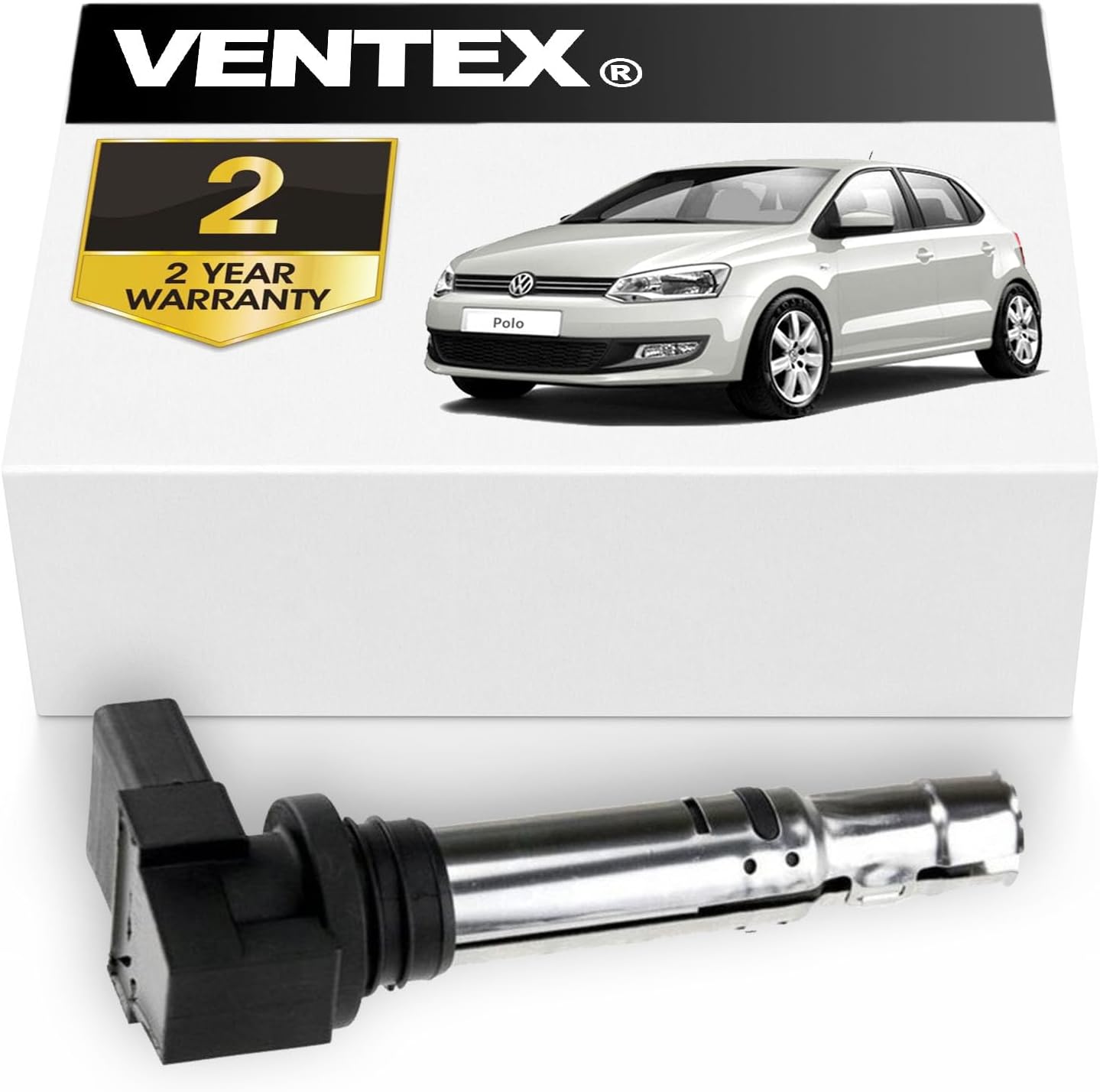 VENTEX® Ignition Coil Pack VXS1716 Compatible with VW Audi SEAT Skoda 1.2 1.4 1.6 A1 A3 Polo Golf Ibiza Fabia
