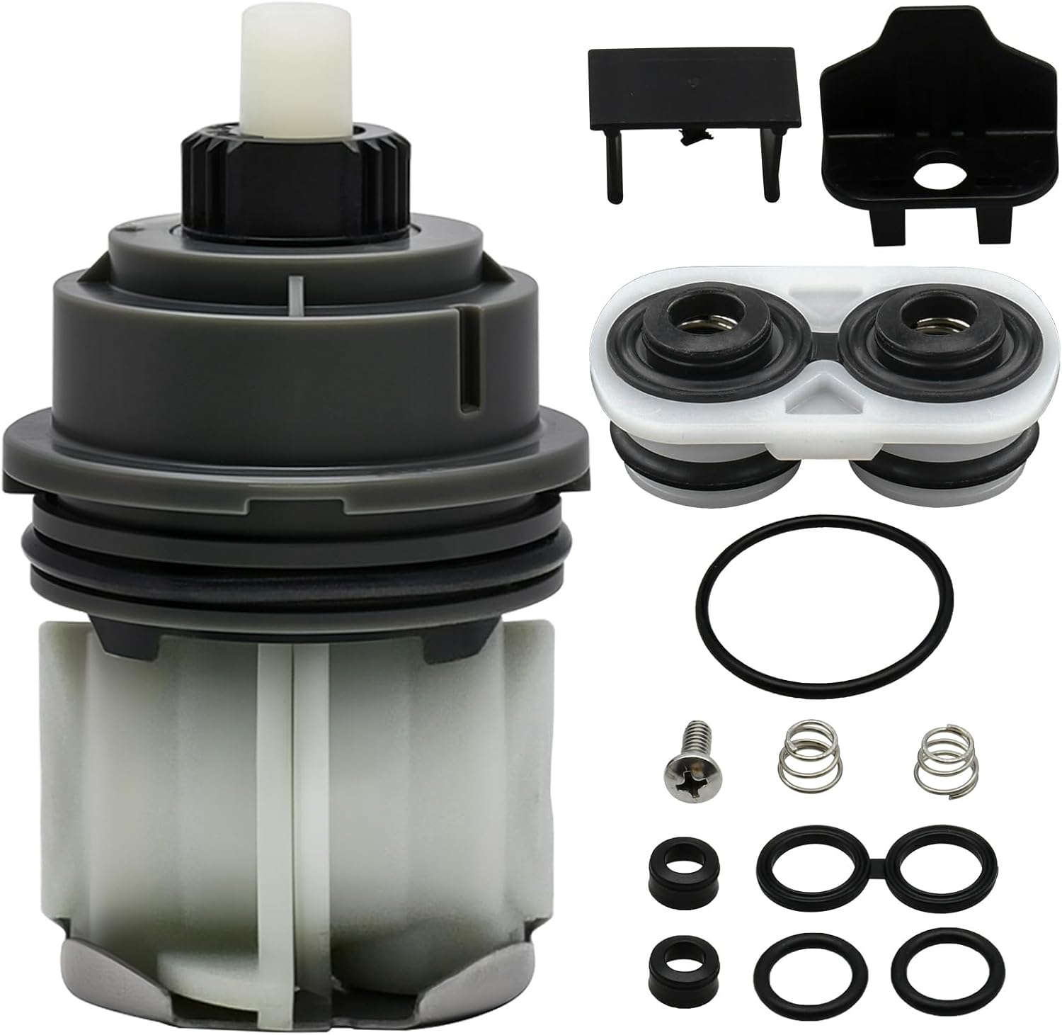 RP46463 Shower Cartridge Replacement Kit for Delta MultiChoice 17 Series Shower Faucet Dual Handle (2006-Present), Seat & Spring Adapter and Replacement Kits Included