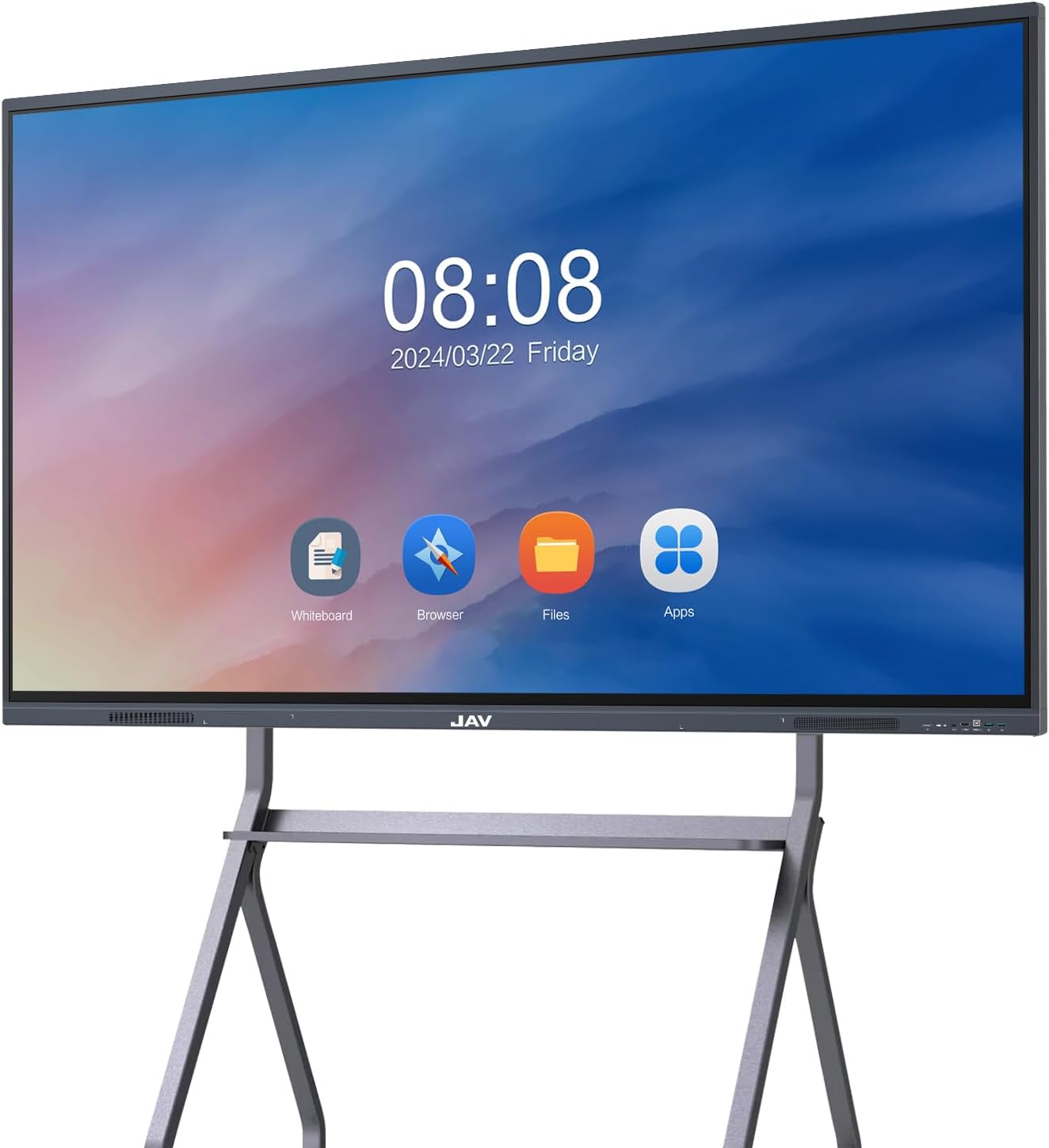 JAV Smart Board 65 Inch Whiteboard Smartboard Interactive Whiteboard, Digital Smart White Bboard Support Dual System Smartboard for Classroom and Business(Wall Mount Included)