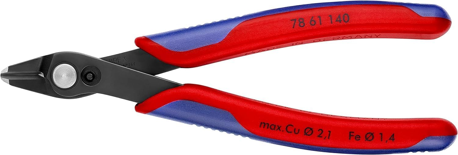 Knipex Electronic Super Knips® XL burnished, with multi-component grips 140 mm 78 61 140