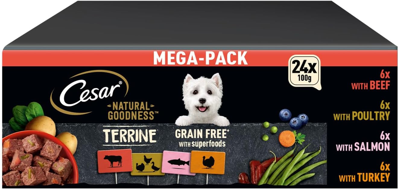 CESAR Natural Goodness Mixed Selection in Loaf 24x100g