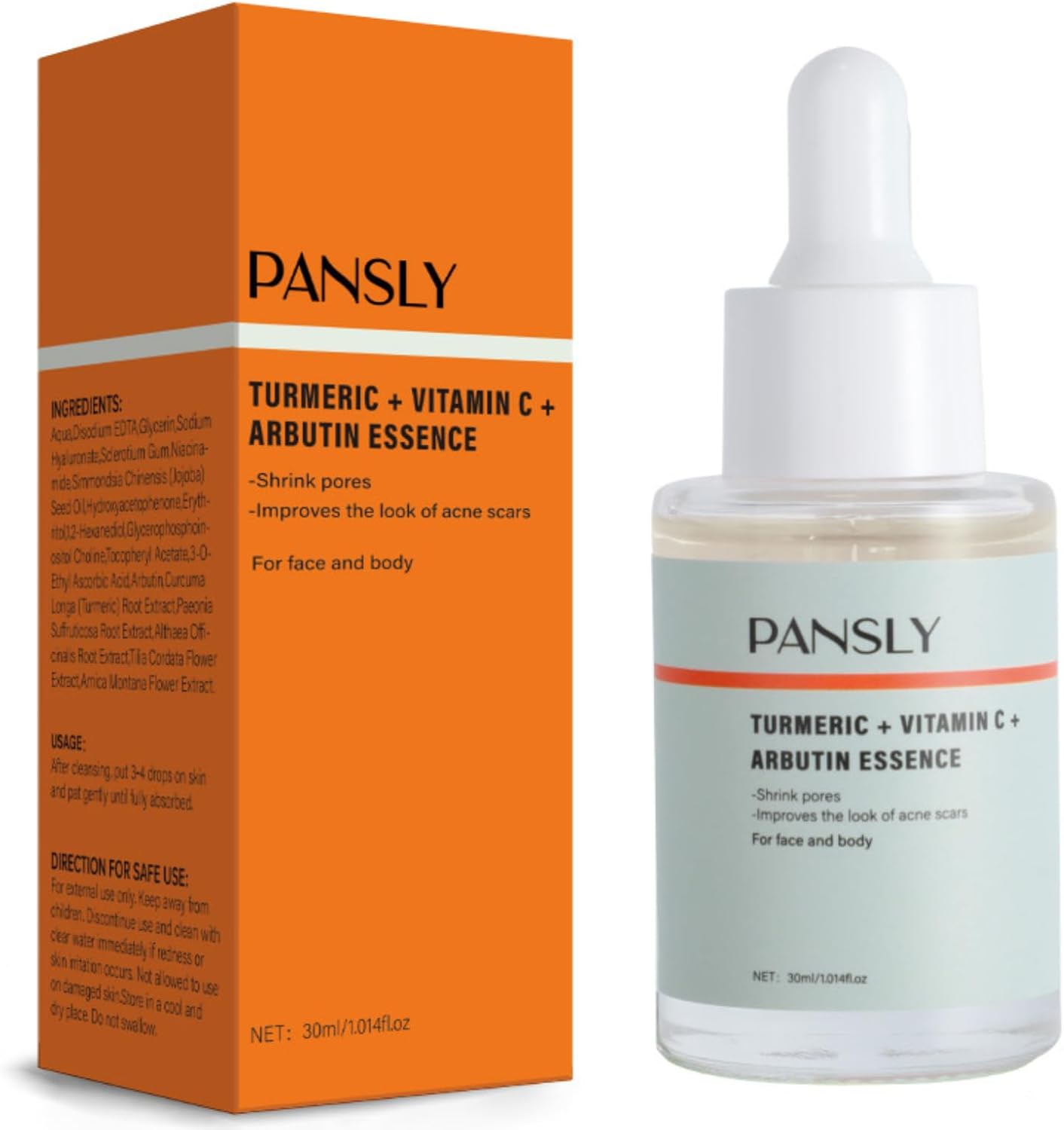 Turmeric Alpha Arbutin Vitamin C Serum For Face | 4-In-1 Brightening & Hydrating, Glow Serum With Niacinamide – Day And Night Repair, Anti-Blue Light & Sensitive Skin Safe Uk, Vegan 30ML