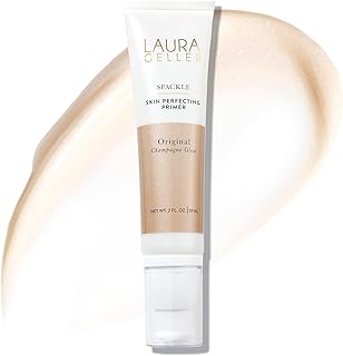 LAURA GELLER NEW YORK Spackle Primer - Champagne Glow - Super-Size 2 Fl Oz - Hyaluronic Acid Makeup Primer for Mature Skin
