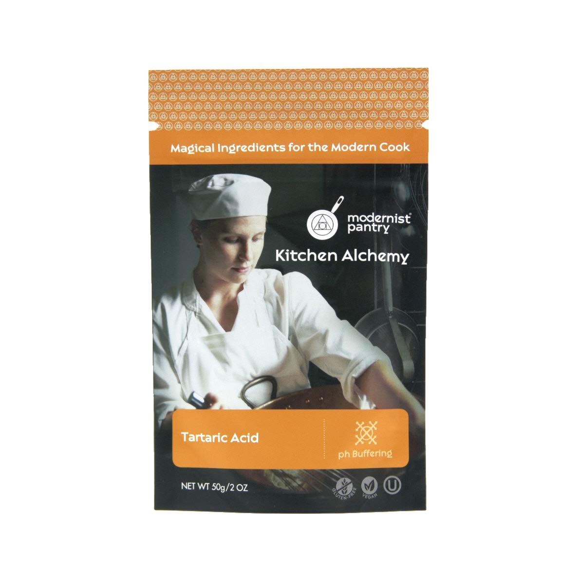 Pure Tartaric Acid ⊘ Non-GMO Gluten-Free Vegan OU Kosher Certified - 50g/2oz