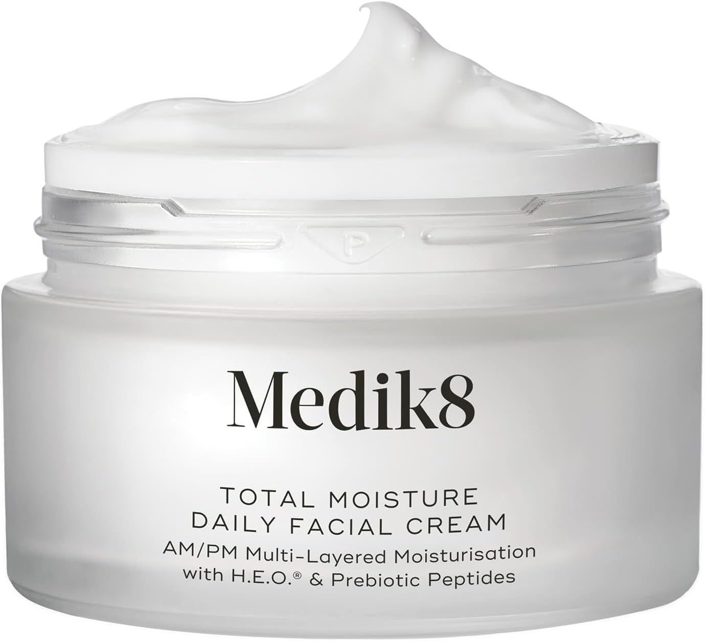 Medik8 Total Moisture Daily Facial Cream – Hyaluronic Acid Moisturiser, Day & Night Face Cream, Clinically Proven Instant, Deep & Lasting Moisturisation, Fragrance-Free For All Skin Types – 50 ml