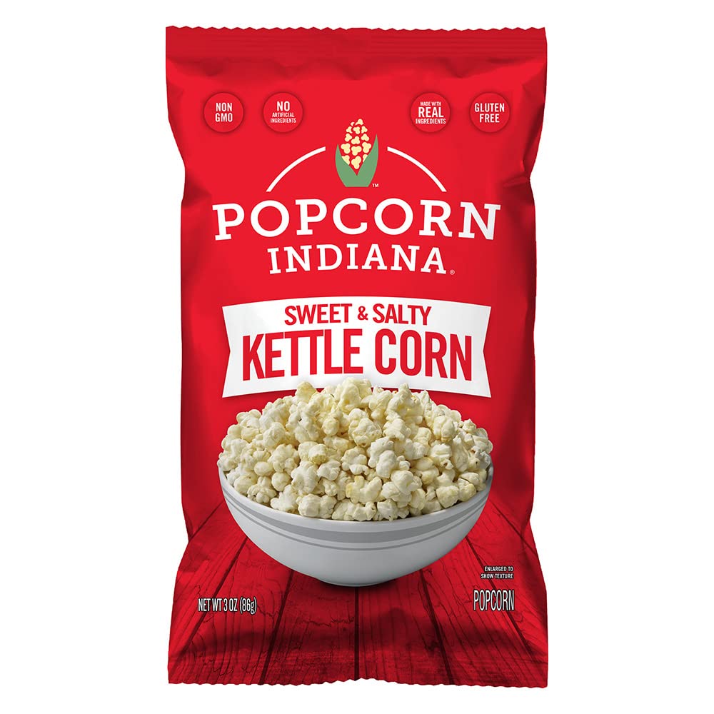 Popcorn Indiana Kettle Corn, Family Size (12 Count - 7 Oz Each)