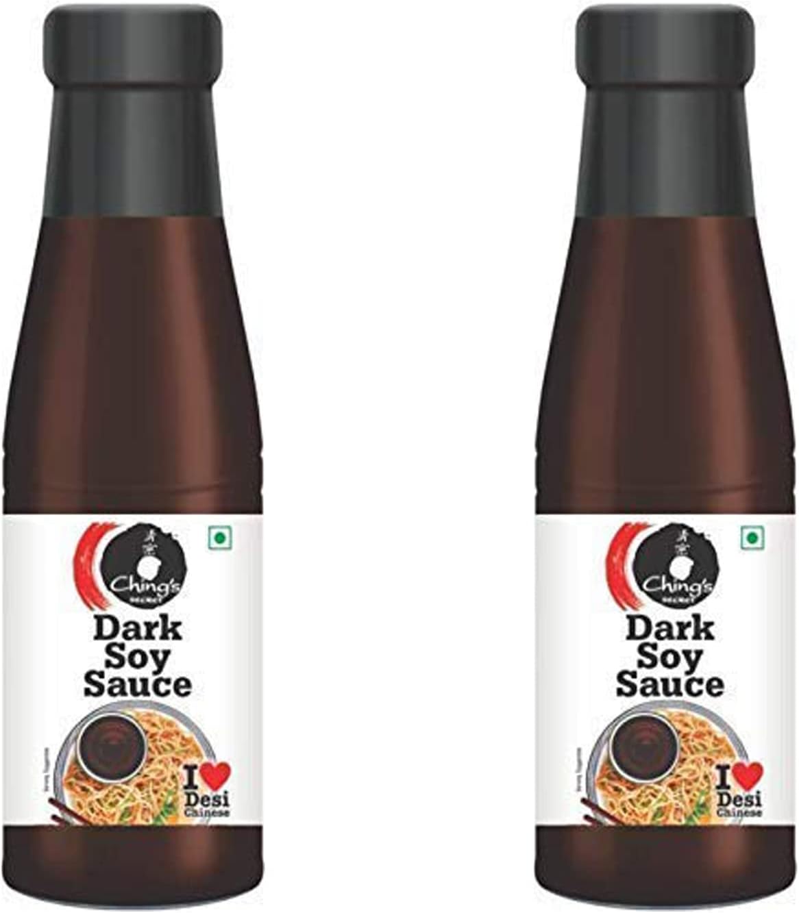 Chings Dark Soy Sauce 200g (Pack of 2) – Made Using SOYA Beans – Dips or Stir Fries – Rich Brown Soy Sauce