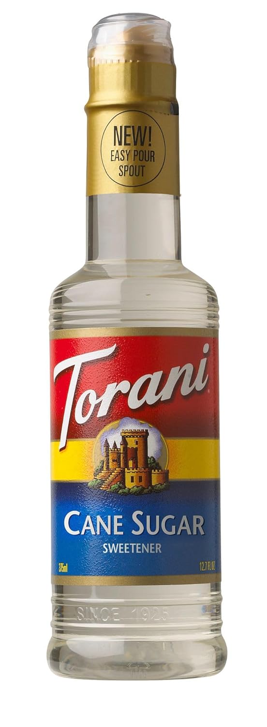 Torani Flavored Drink Syrup, Cane Sugar Sweeteners, 12.7 Fl Oz (Pack of 4)