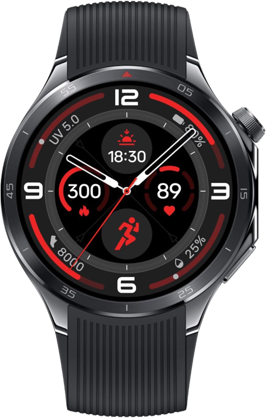 OnePlus Watch 3 with 22mm Watchband, 1.5" LTPO Display, Quick Charging 120 Hour Battery Life, 100 Sports Modes, Dual Frequency GPS(L1&L5) Tracking, 60 Second Health Check In, Obsidian Titanium