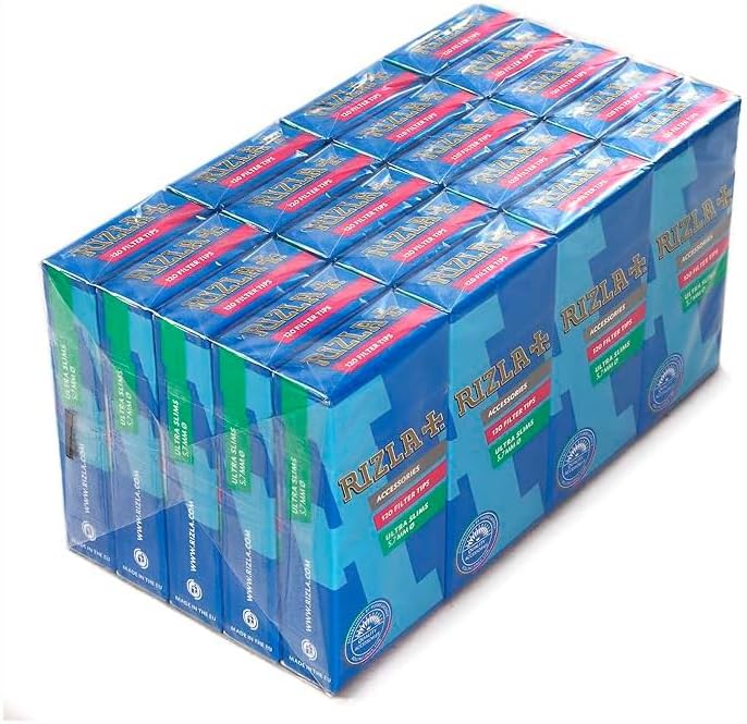 Rizla 2400 Ultra Slim Cigarette Filter Tips - 20 Packet
