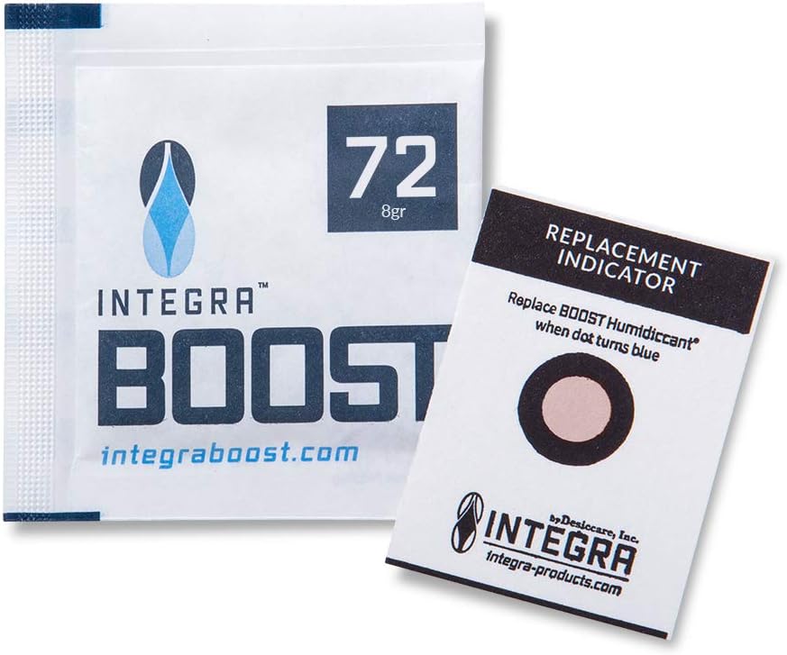 Integra Boost 2 Way Humidity Control Regulator Pack- 72% 8g Factory Wrapped for Cigars