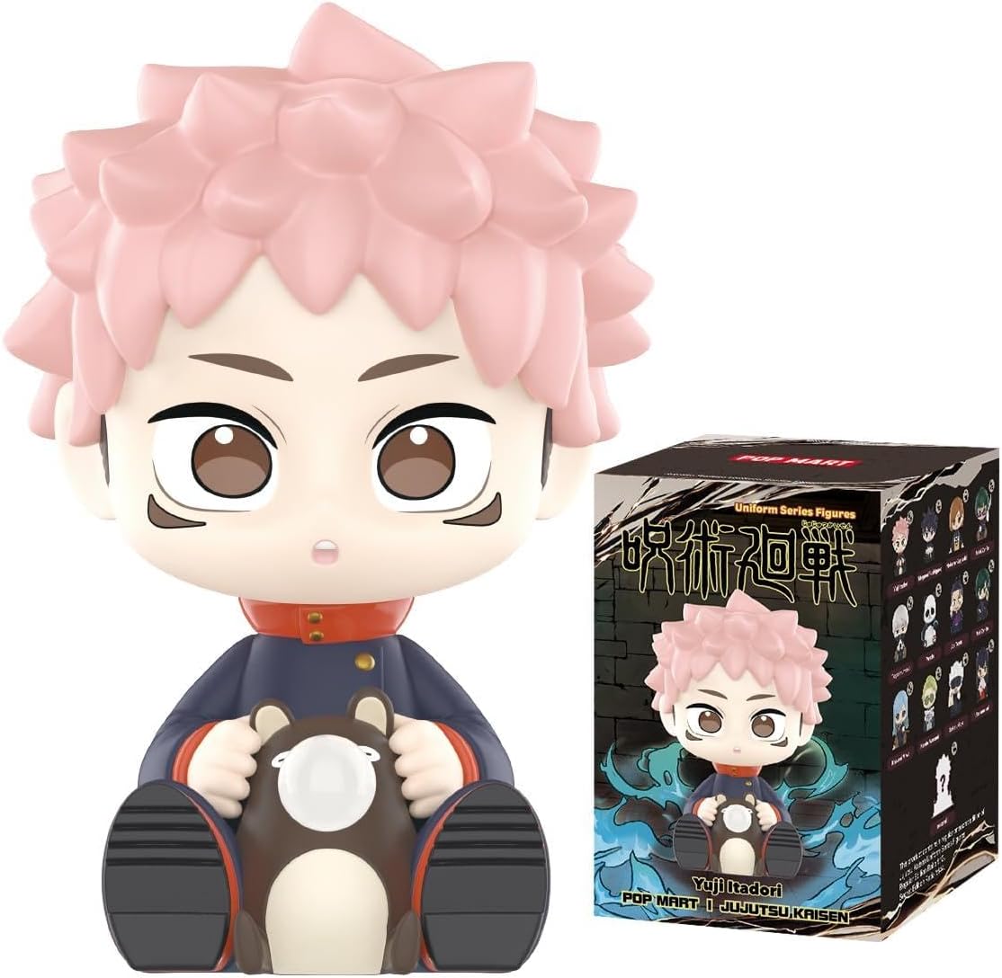 POP MART Jujutsu Kaisen Uniform Series Figures 1Box Exclusive Action Figure Box Toy Popular Collectible Art Toy Cute Figure Creative Gift, for Christmas Birthday Party Holiday