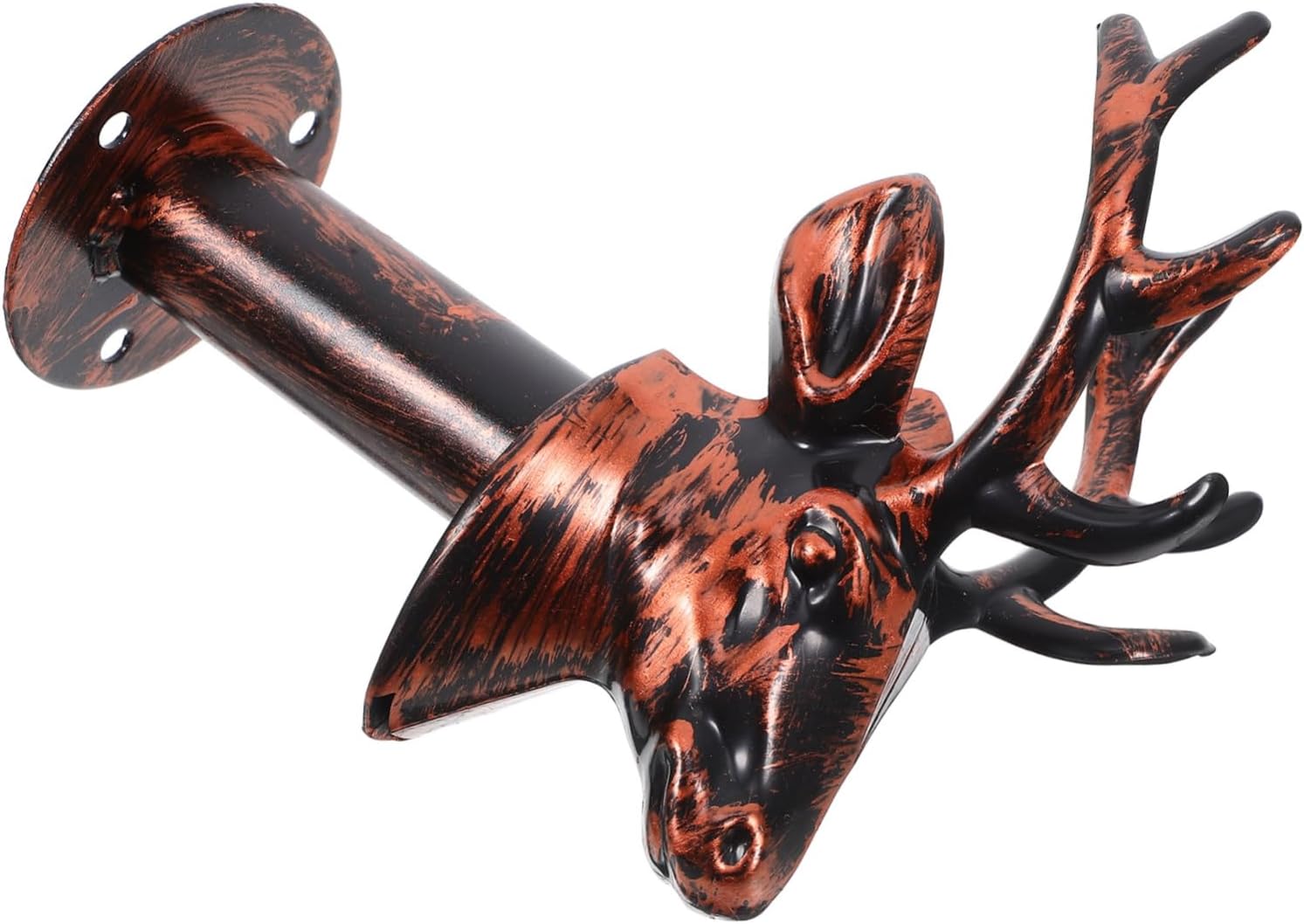 Ciieeo 1 Set Deer Head Hook Stirrers Kits Wedges Footprint Kit Rain Gutter Brackets Motor Megaphone Hunters Hood Grave Markers Dual Catcher The Wire Braided Keychain Bells Ox Abs Red