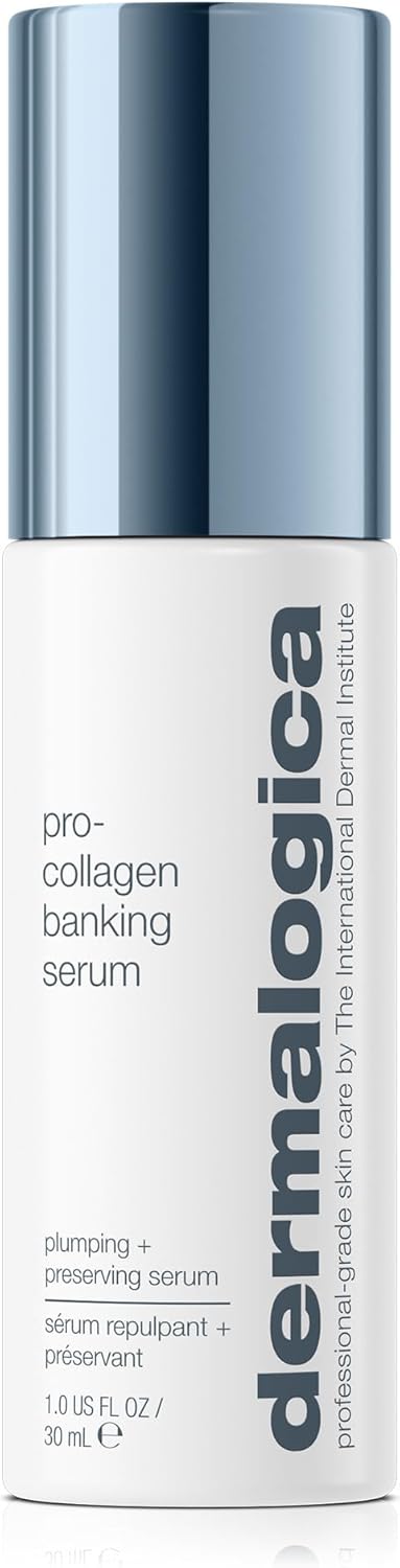 Dermalogica Pro Collagen Banking Serum - Plumping & Preserving Serum for Smooth And Healthy Skin, Preserves Skin’s Collagen Supporting Visibly Plumper and Luminous Skin, All Skin Types, 30ml