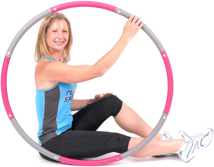 ResultSport UK - The Original Weighted Hula Hoop Foam Padded Fitness Exercise Hoop 100cm extra wide