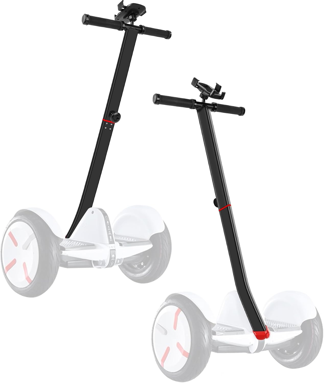 ToLanbbt Scooter Handle Adjustable Handlebar for Segway Ninebot Mini PRO with Phone Mount, Release Knee Pressure Hand Lever Control (Black)