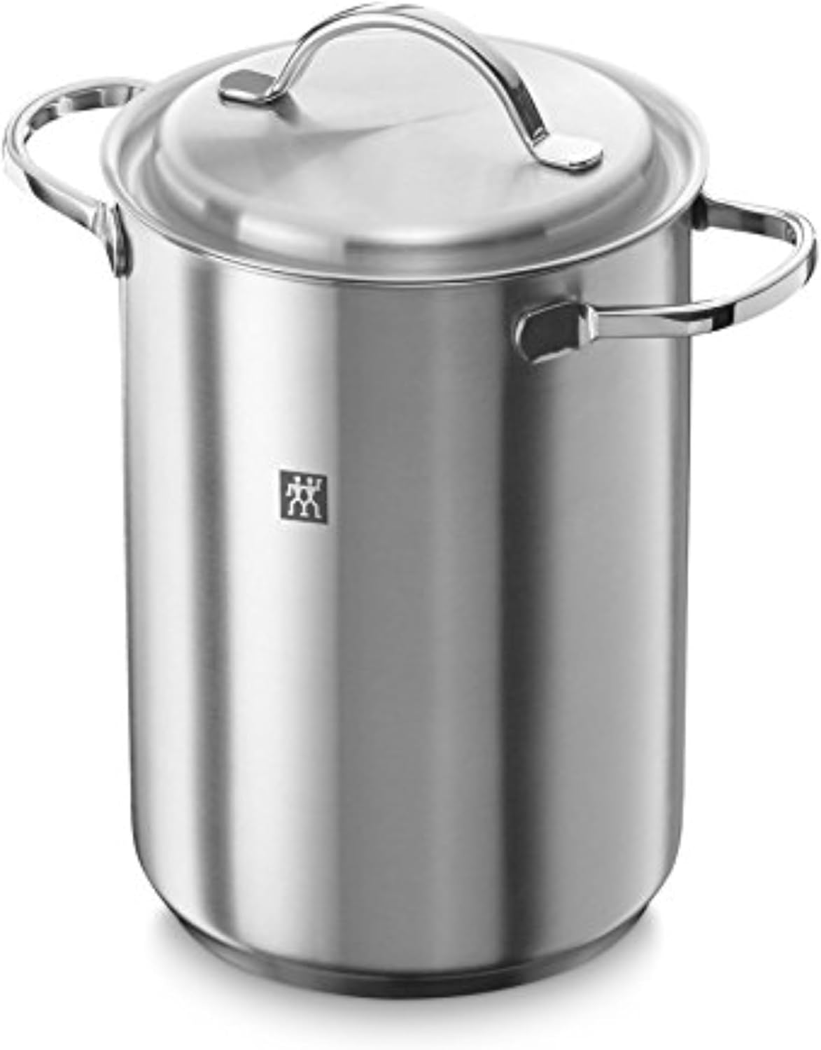 ZWILLING 40990-005 16 cm Pasta/Asparagus Pot – Large Cooking Pot with Hooked Basket, 4.5L Stockpot, Induction Hob Suitable, Spaghetti Pan with Strainer, 18/10 Stainless Steel Cookware, Pressure Pot