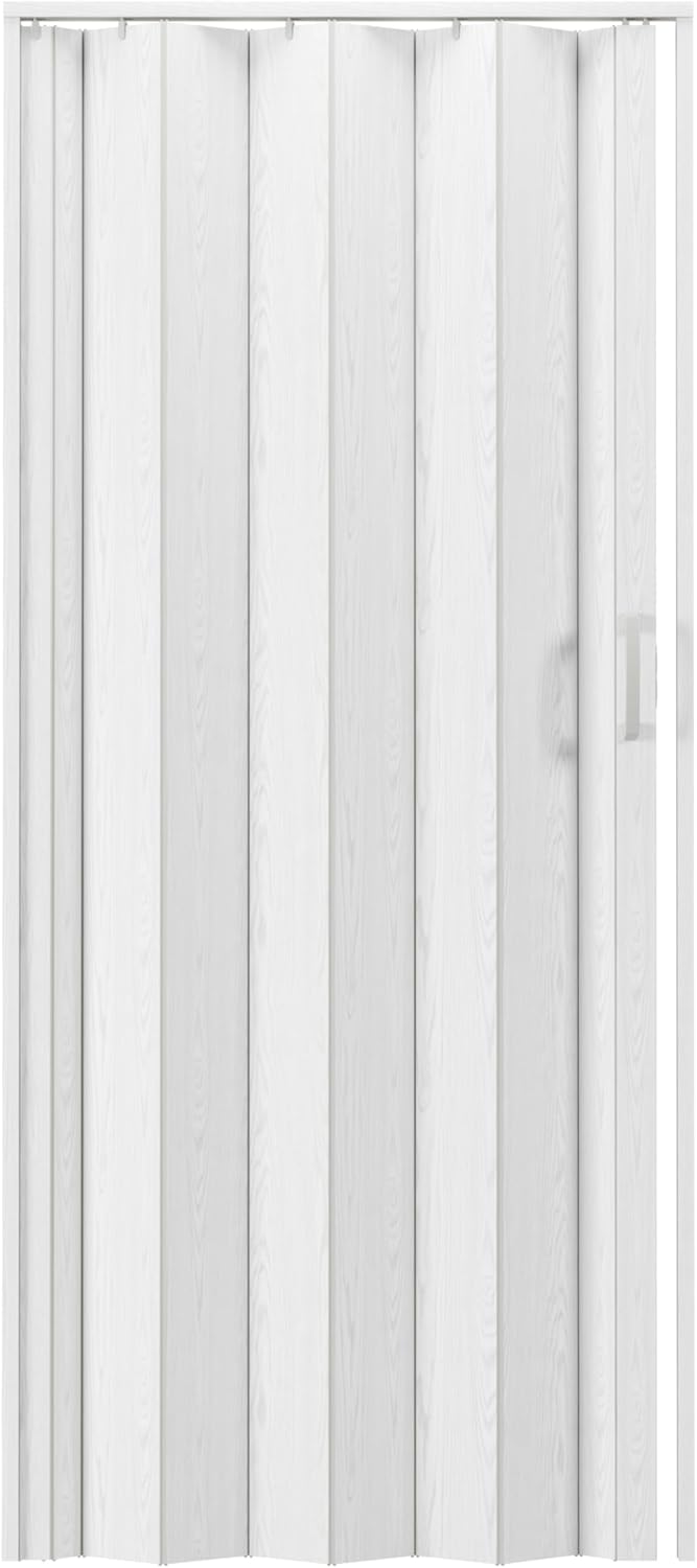 Studio Series 32" W PVC Foldable Accordion Doors, White