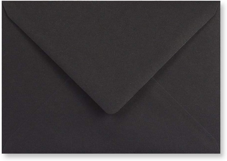 arkCRAFT 25 x C6 Premium Envelopes 100gsm 114mm x 162mm (Black)