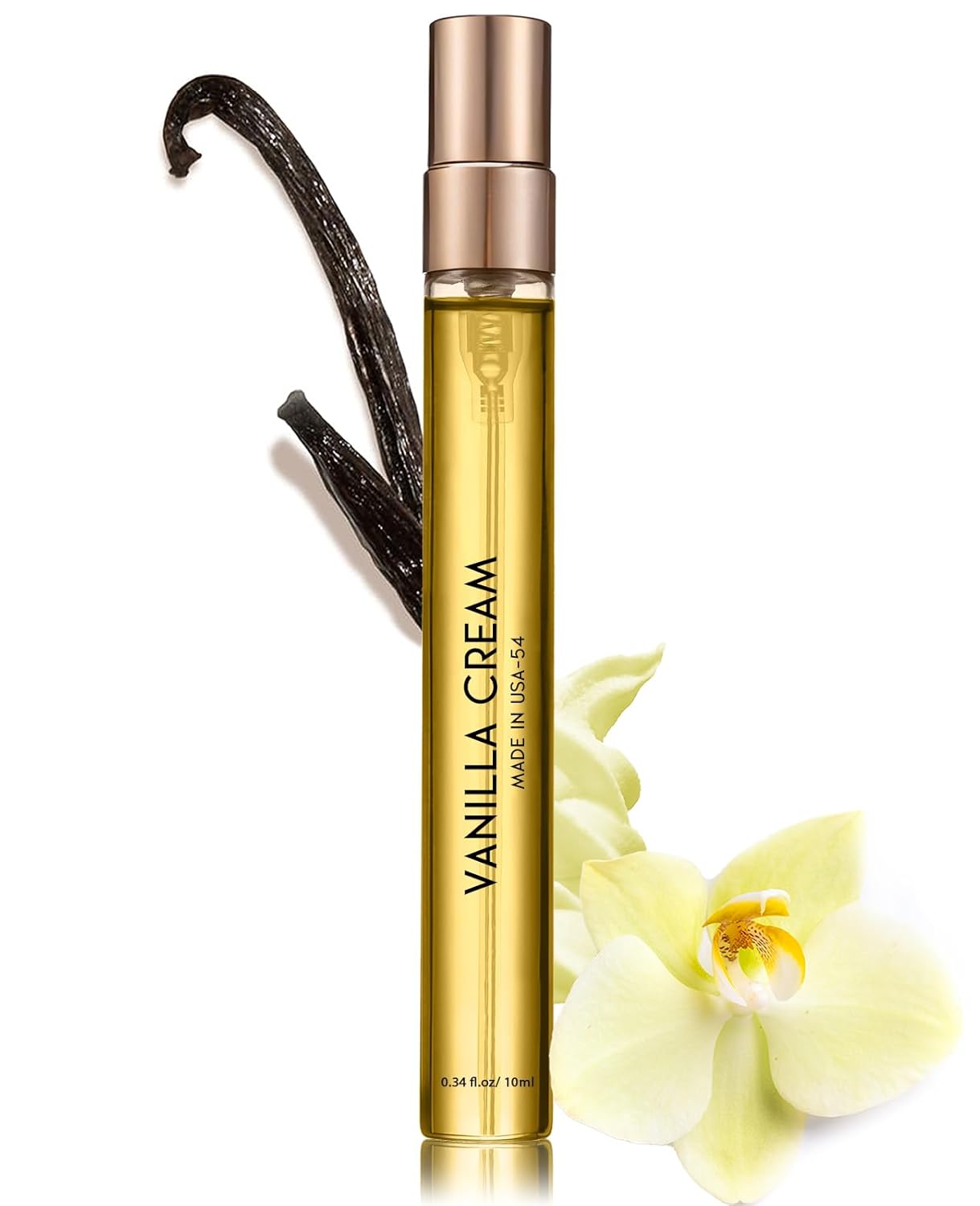 Pheromones Perfumes for Women & Men, No. 54 Vanilla Cream Fragrances, Vanilla Perfume Oil, Enhanced Scents Pheromone Perfume,Cologne for Woman, 0.34.oz Travel Size Perfumes for Women Spray,Made in USA
