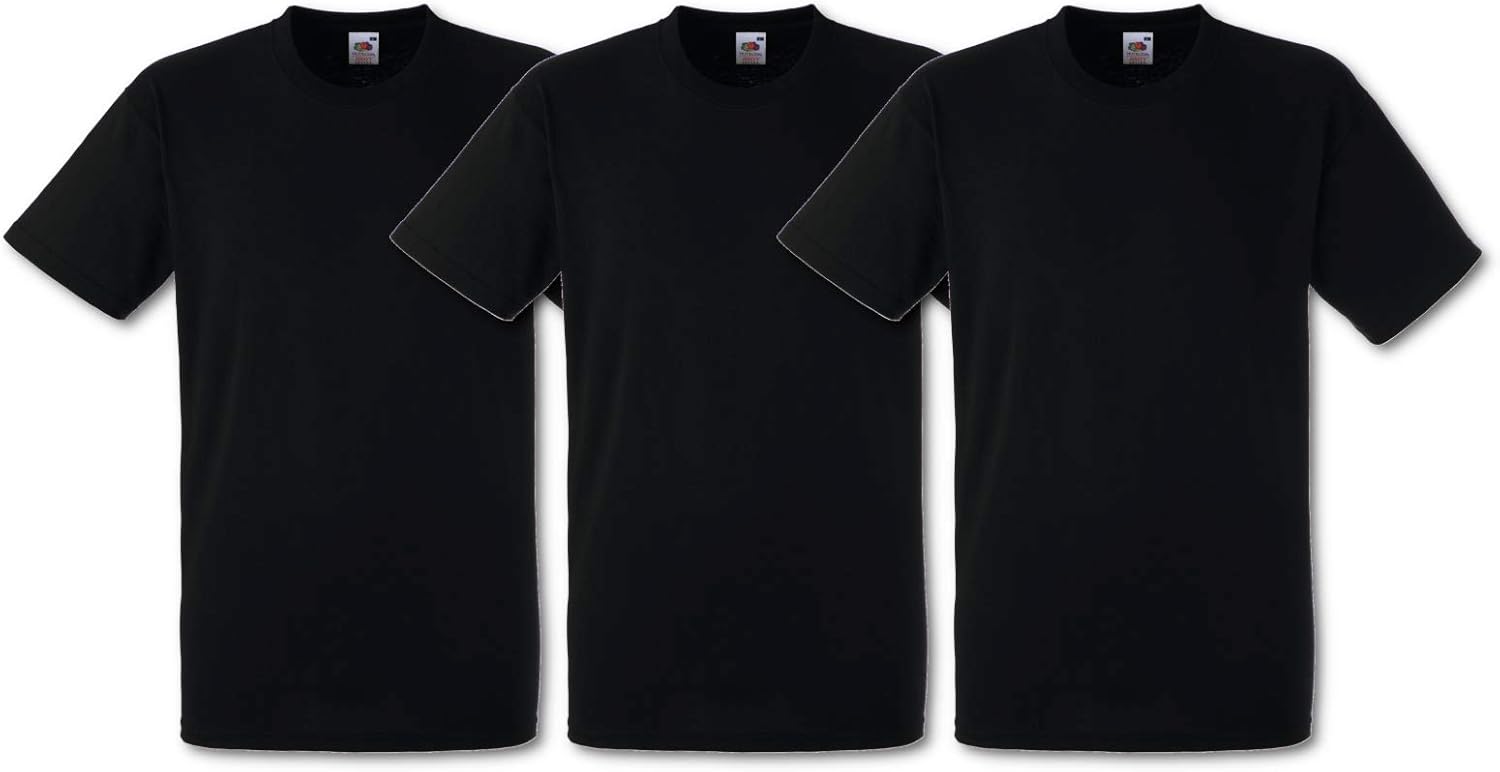 Fruit of the Loom Men's Heavy T-Shirt Pack of 3