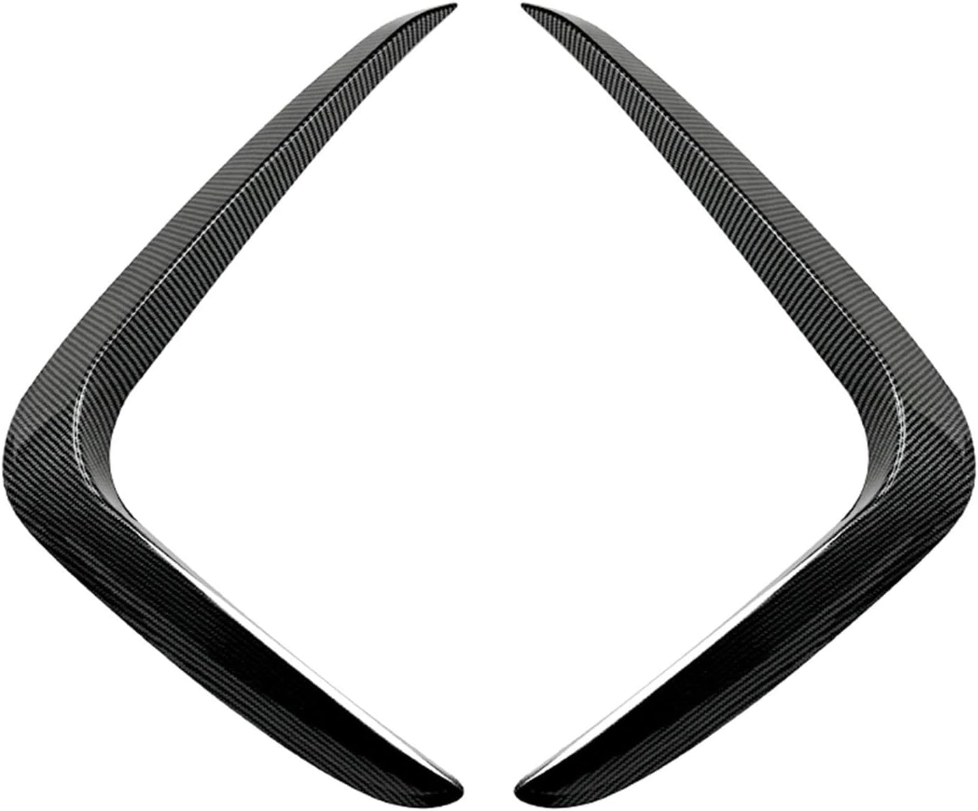 DQRG Front Spoiler For BMW For X3 For X4 G01 G02 2018-2021 Front Bumper Side Air Vent Splitter Trim Fog Light Intake Frame Canards Spoiler Cover Front Bumper Lip Spoiler