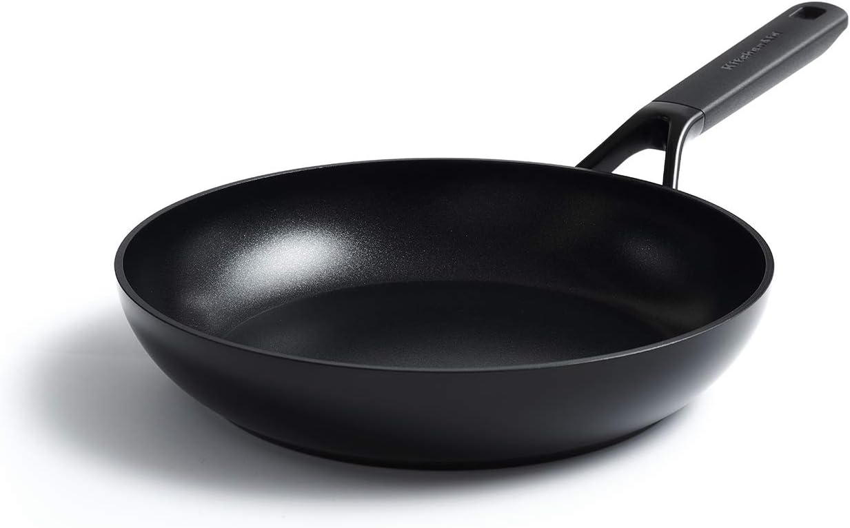 KitchenAid Classic Forged 3-layer German Engineered, Non-Stick 20 cm Frying Pan, Induction, Oven Safe, Black