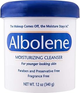 Albolene Moisturizing Cleanser Fragrance Free 12 oz (Pack of 3)