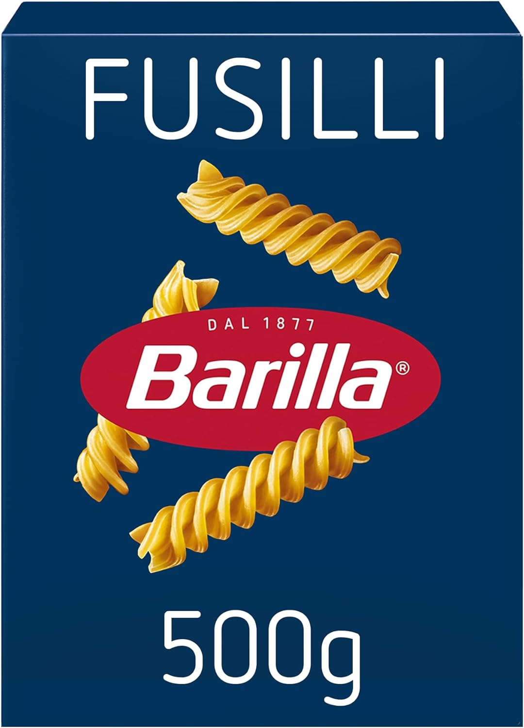 Barilla Fusilli Pasta, Italian Pasta for Pasta Dishes, Vegan & Vegetarian Friendly 500g