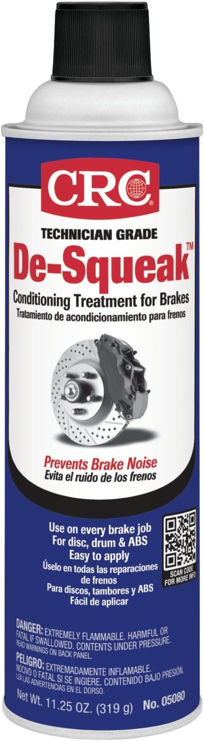CRC 05080 De-Squeak Brake Conditioning Treatment - 11.25 Wt Oz