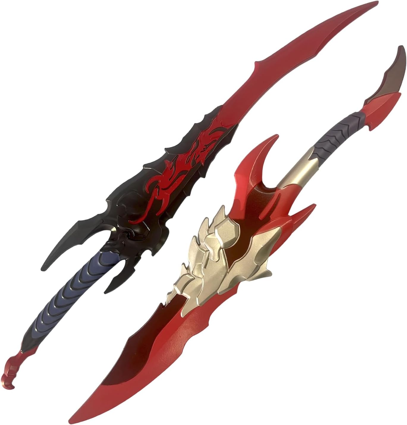 LALAPORT 2 Pcs Set Medieval Fantasy S Leveling Kamish Wrath Foam Dagger for Cosplay, Collection, Roleplaying, Prop, Costume, Christmas