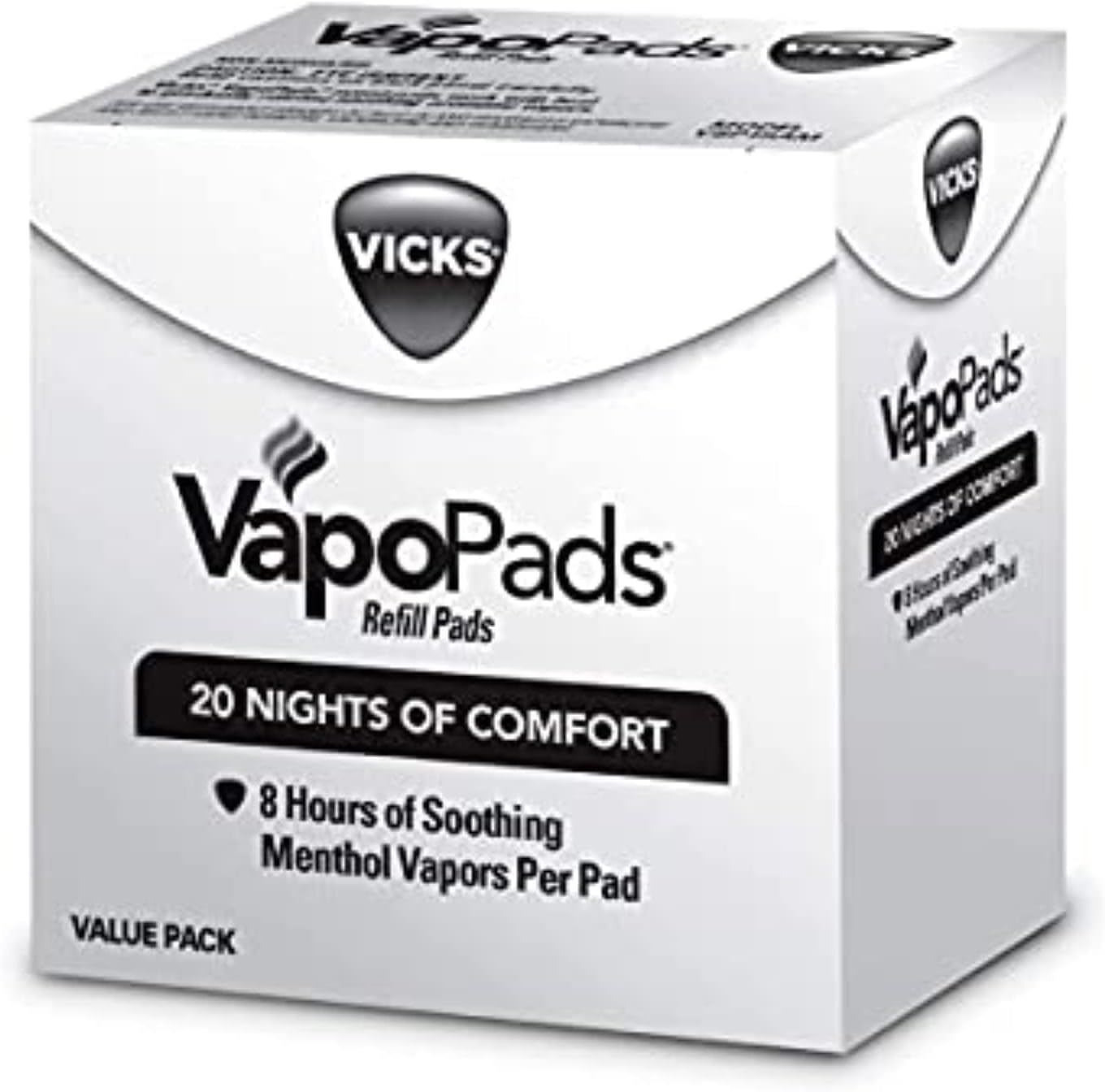 Vicks VapoPads, 20 Count – Vicks VapoPads, 20 Count Refill Scent Pads – Soothing Menthol Vapor Pads for Vicks Humidifiers, Vaporizers, Waterless Vaporizers, and Plug-Ins, FSA and HSA Eligible