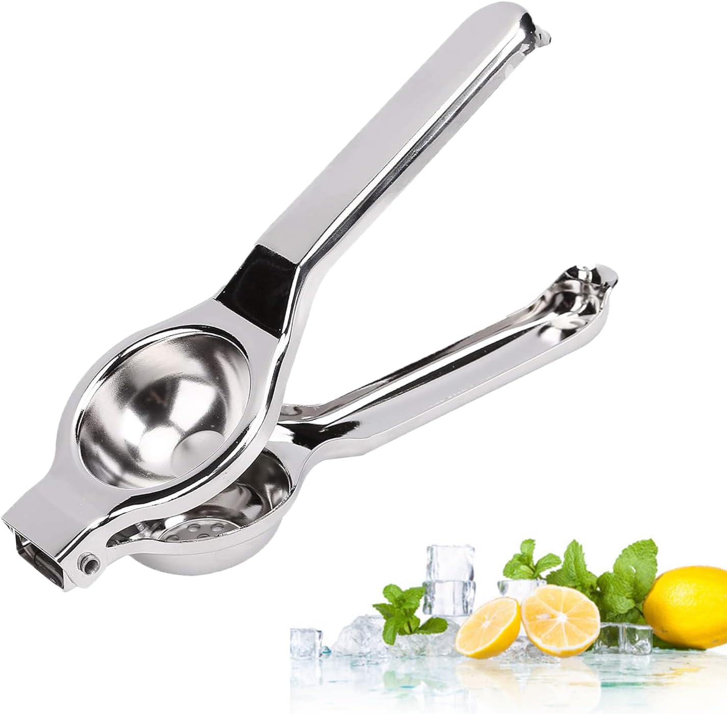 Lemon Squeezers, DALOMGZL Stainless Steel Manual Citrus Squeezer, Lime Squeezer press, Hand Juicer Press, Lemon Squeezer Press - Heavy Duty, Anti Corrosive and Dishwasher Safe