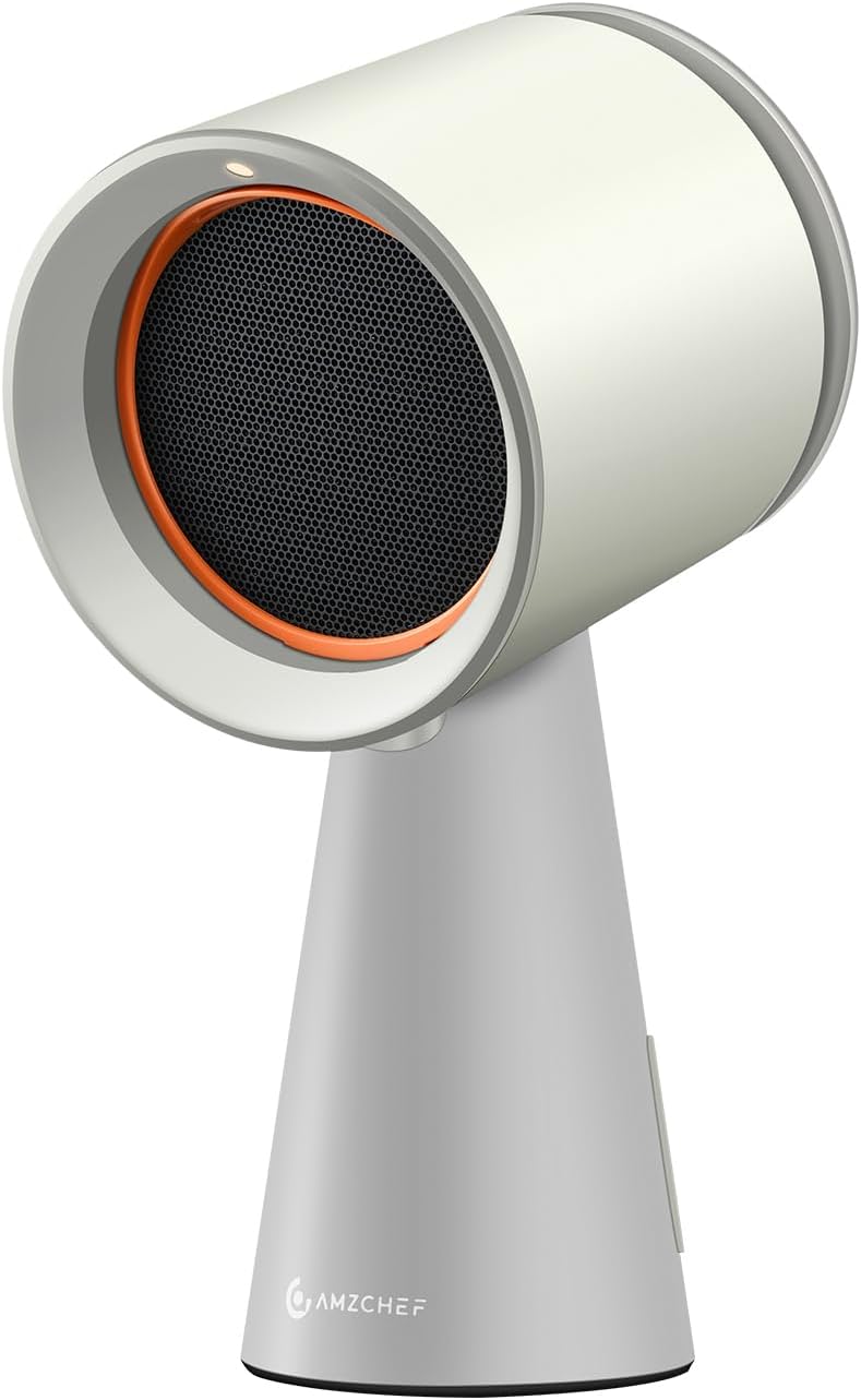 AMZCHEF Portable Range Hood, Desktop Exhaust Fan with 3 Speed Range Hood,Low Noise Large Oil Collection Cup,Detachable Aluminum Filter, Portable Kitchen Exhaust Fan for Indoor BBQ, Hot Pot-wc