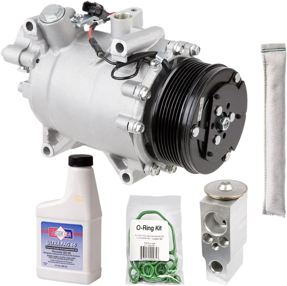 AC Compressor & A/C Repair Kit For Honda CR-V 2007 2008 2009 2010 2011 - BuyAutoParts 60-81204RK New