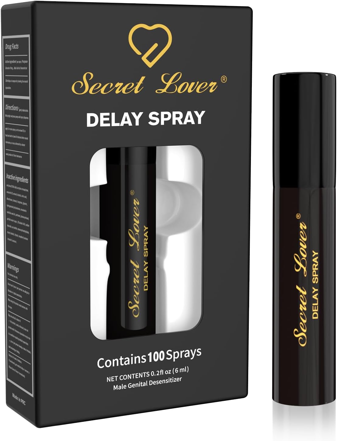 Desensitizing Delay Sprayer for Long Last Men Sex Novelties, Upgraded Formula Male Climax Control Delay Spray Better Maximized Sensation, Sexual Enhancer Last Longer in Bed Prolong Climax for Him, 6ml