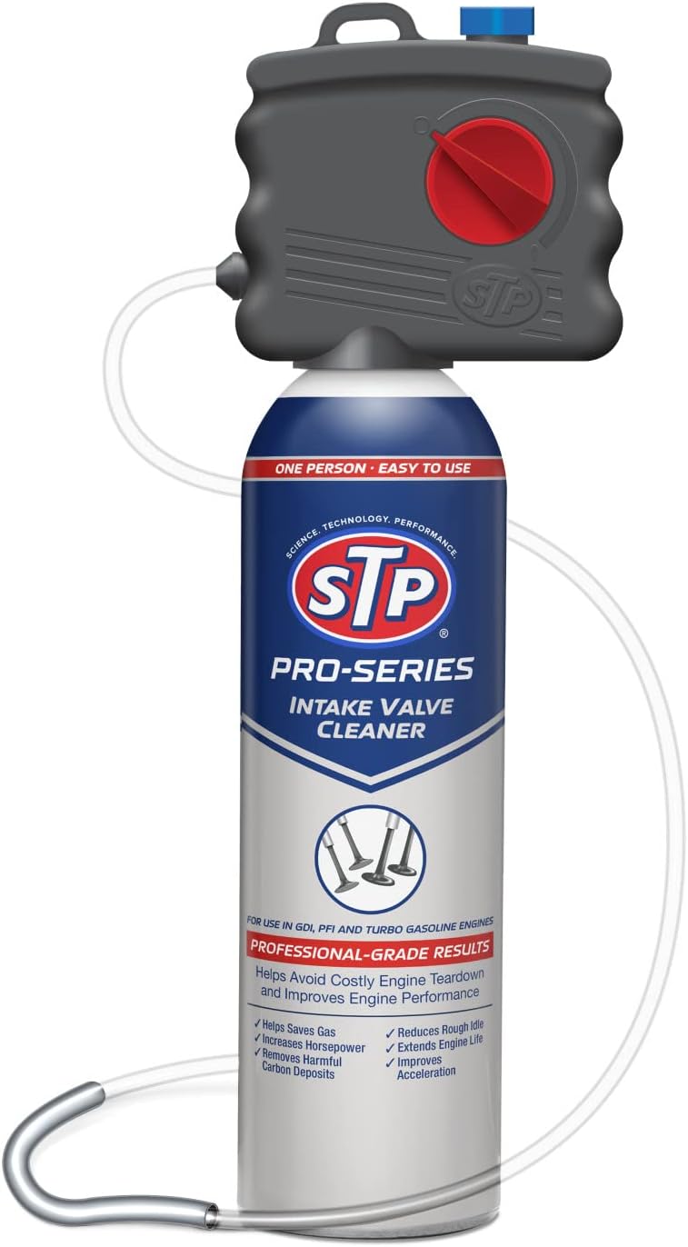STP Pro Series Car Intake Valve Cleaner, Car Cleaner Avoids Engine Teardown and Improves Engine Performance for Cars, Truck, Motorcycle - 20 Oz