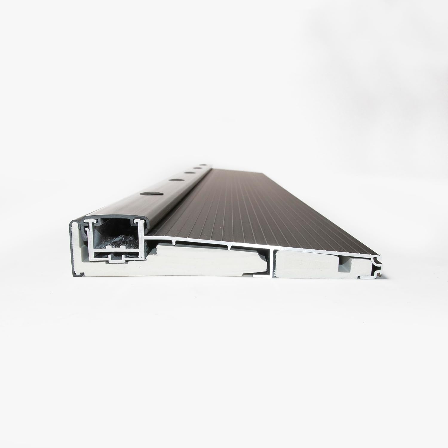 Ultra-Wide 7" (inch) Black Adjustable Aluminum Threshold Add on Extension Available - Heavy Duty - Commercial and Residential, Durable, Adjustable for Any Doorway. (36 inches)