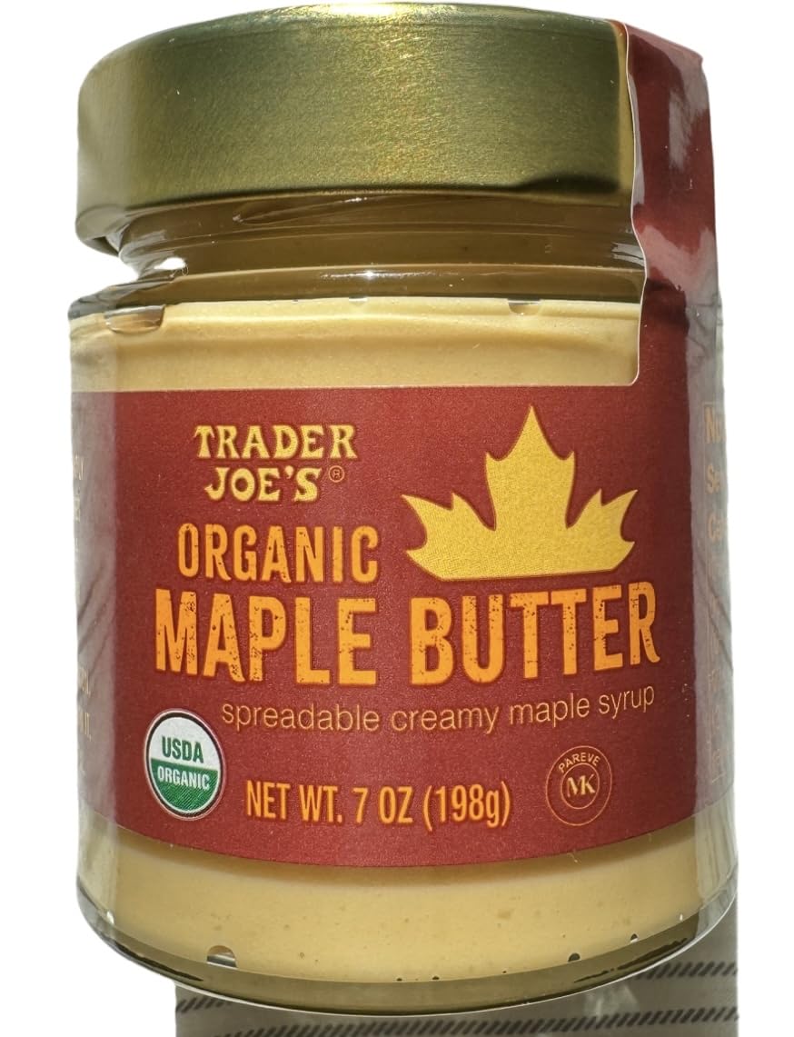 Trader Joe's Organic Spreadable Creamy Maple Butter, 7 oz (Pack of 1)