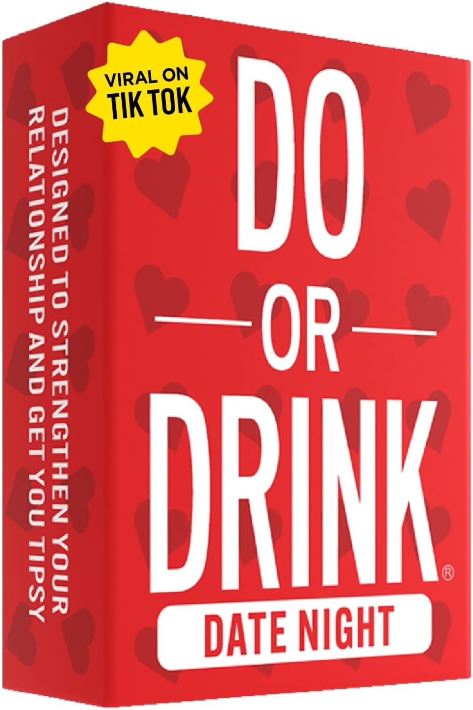 Do or Drink Date Night - Couples Drinking Card Game for Adults, Fun Romantic Game for Two, Perfect for Game Night, Parties, or Gifts for Boyfriend, Girlfriend, or Wife and Husband, 250 Cards