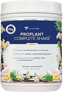 Gundry MD® Pro Plant Complete Shake™ High-Fiber Plant Protein Blend, 20 Servings (Vanilla)