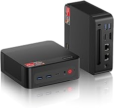 P3 Mini Gaming PC, AMD Radeon 680M Ryzen 9 6900HX 8C/16T Mini Computers, 16GB DDR5 512GB PCIe SSD Mini PC Windows 11 Pro, Dual LAN 2.5G, Wi-Fi 6E, BT 5.2, 4K Triple Display