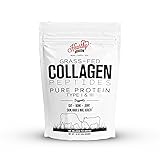 Collagen Powder - 18g Protein - Pure Halal Collagen Peptides Grass Fed Organic Hydrolyzed Powder | Type I and III Unflavoured Keto Friendly Gluten Free No Sugar Non GMO 16 Oz