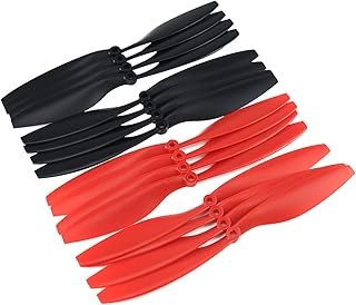 SoloGood 1045 (10x4.5) Propellers. 16 Pieces(8CW, 8CCW) Red & Black 10 inch FPV Props for F450 F550 S550 S500 FPV Quadcopter Multirotor