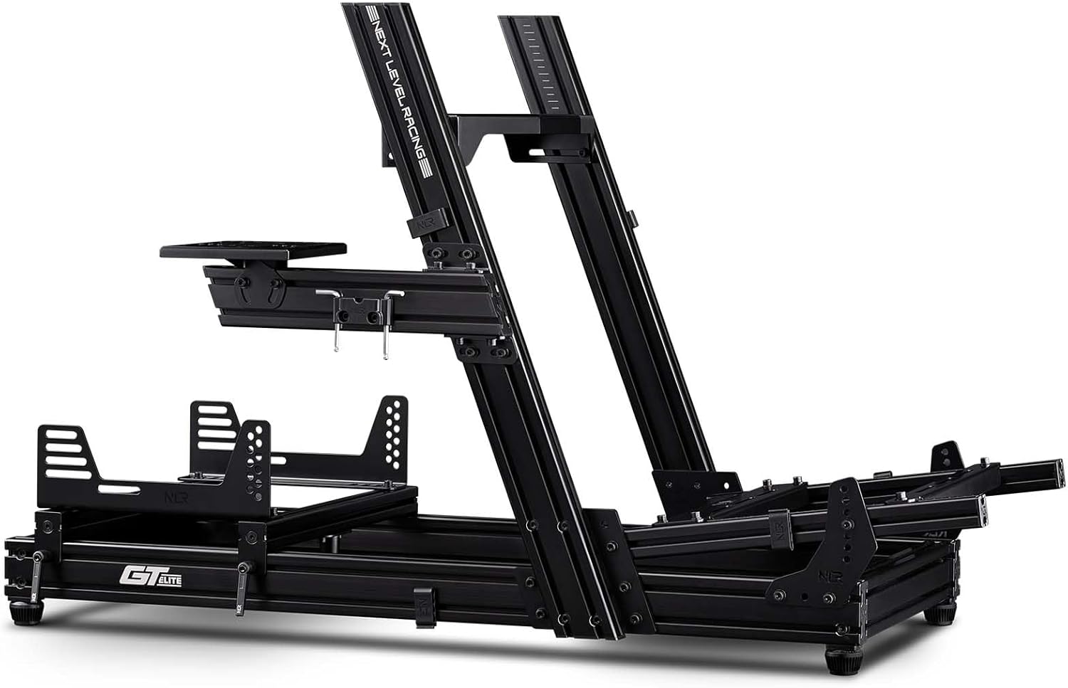 Next Level Racing GTElite Aluminium Simulator Cockpit - Wheel Plate Edition