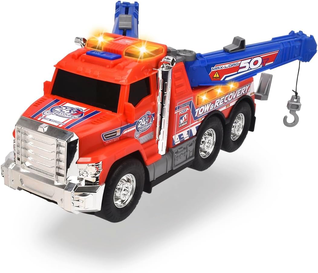 DICKIE TOYS - 12 Inch Tow Truck, red/Blue