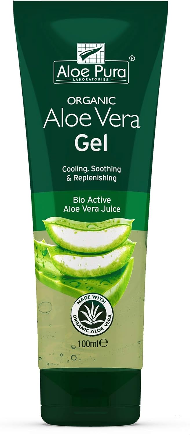 Optima Aloe Pura Organic Aloe Vera Gel - 6 x 100ml Tubes