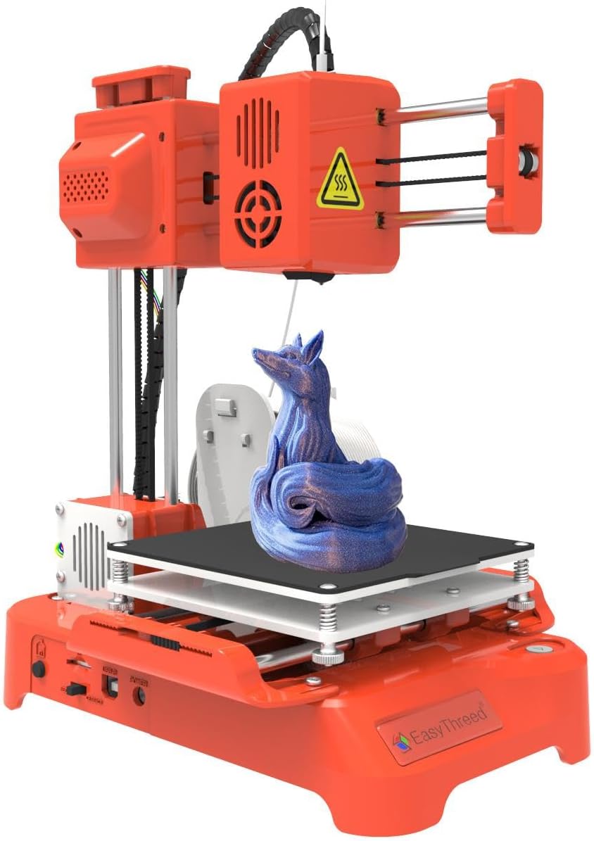 Mini 3D for Kids Printer K7 Desktop Mini 3D Printer with Larger Printing Size 100x100x100mm for Kids Gift Student Education Gift